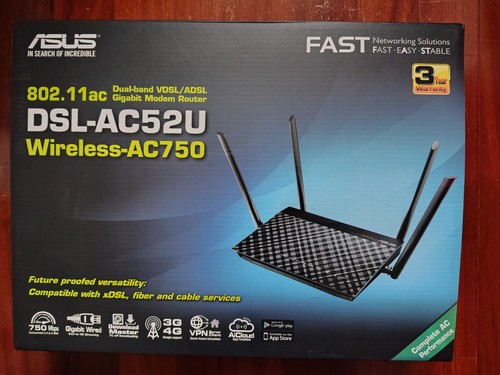 Asus dsl ac52u ac750 - asus, modem