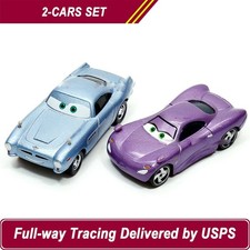 2 auto Mattel Disney Pixar Cars Finn McMissile Holley Shiftwell 1:55 giocattoli pressofusi