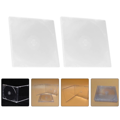 Pcs porta dvd trasparenti - porta,