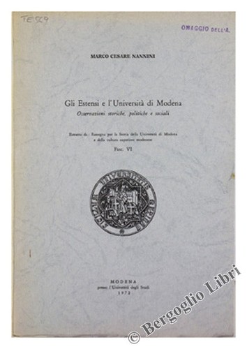 Gli estensi universita - gli, di
