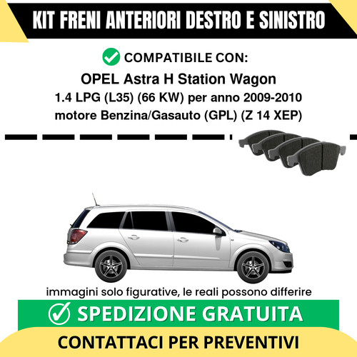 Pastiglie freno anteriori per - pastiglie,
