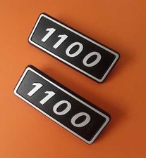 Coppia sigle laterali in alluminio 1100 per Fiat 128 - COPPIA