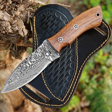 Coltello da caccia damascato