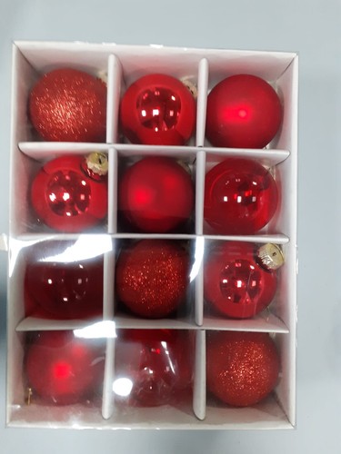 Set palline natalizie vetro - set,