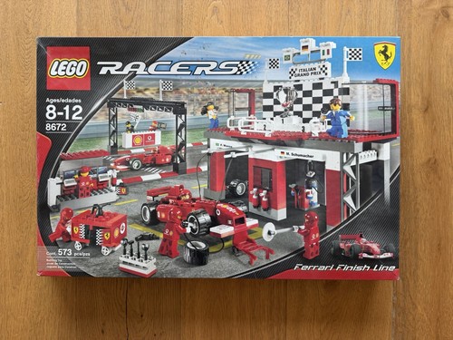 Lego racers ferrari finish - lego,
