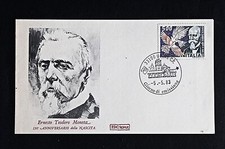 1983  busta 1° giorno  ernesto teodoro moneta unico italiano nobel per la pace