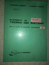 Elementi di TEORIA DEI SISTEMI