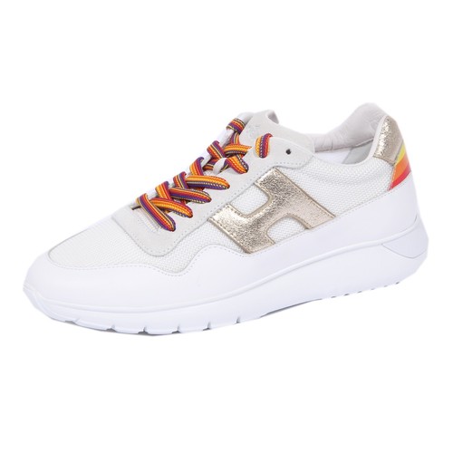 1099j sneaker donna white - 1099j, white/gold