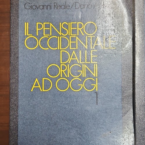 Pensiero occidentale dalle - pensiero,