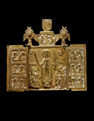 Icona russa bronzo - russa,