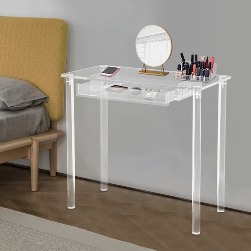 Acrylic makeup vanity desk - vanity,