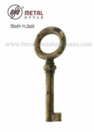 Chiave anticata antichizzata - chiave,