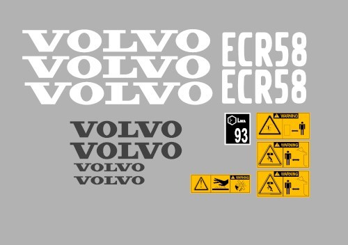 Volvo ecr58 escavatore - volvo,