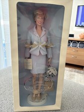 Bambola Franklin Principessa Diana 16" Vinile ~ Tuta Blu ~ La Principessa del Popolo