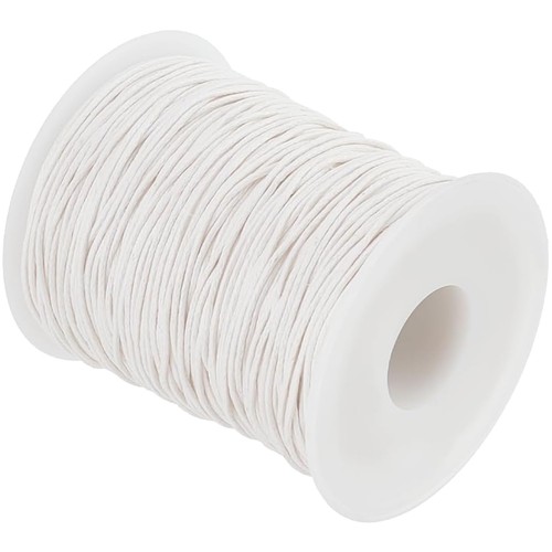 Filo cotone cerato bianco 91m