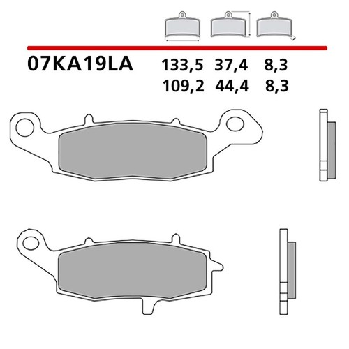 Brembo kit pastiglie - brembo,