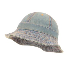 Donna Vintage Denim Secchio Cappello Stile Giapponese Outdoor Casual Pesca Sun