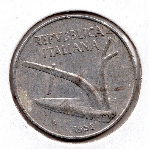 1952 italy lire - 10,