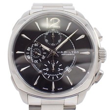 Orologio Uomo Hamilton Jazzmaster Cronografo Valjoux 7750 Quadrante Nero, Usato Da Ja