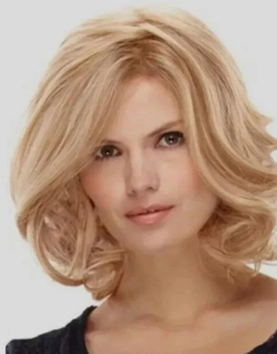 Parrucca donna naturale media