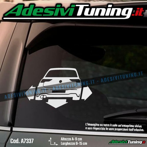 Adesivo down out golf mk8 - vw,