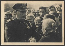 Cartolina Mussolini tra la