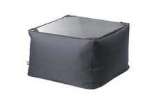 POUF TAVOLINO IMBOTTITO PER PISCINA PROFESSIONALE GRIGIO ANTRACITE