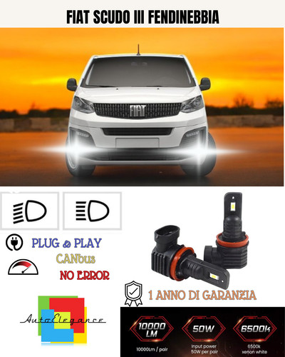 Kit led h11 fiat scudo - led,