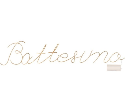 Scritta battesimo led 70x14 - scritta,