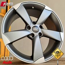 Real Rotor Kit 4 Cerchi In Lega 18" Compatibili con Audi A3 S3 + A4 S4 + A6 S6 R