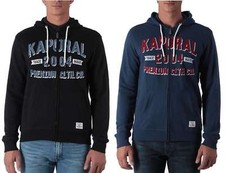 Felpa con zip - con, cappuccio