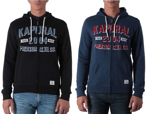 Sweat zippé capuche kaporal - sweat,