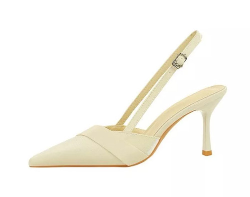 Decolte slingback beige - slingback,