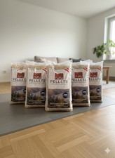 5 sacchi pellet in confezione da kg 15 per un totale di Kg 75