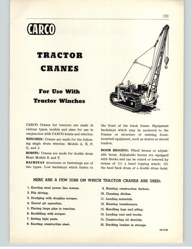 1956 carta pubblicitaria carco - 1956,