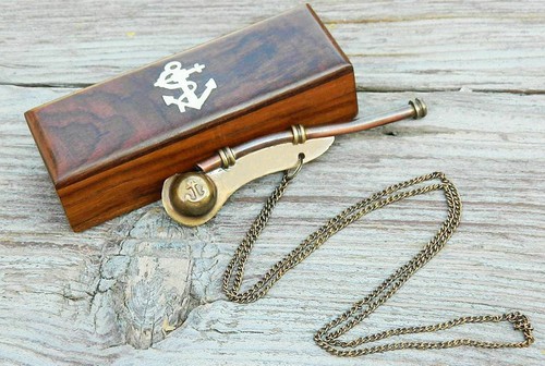 Antico fischietto boatswain - antico, in