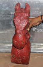 Vintage IN Legno Rosso Cavallo