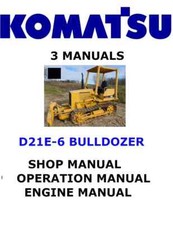 KOMATSU D21E-6 BULLDOZER
