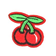 Red Cherry Patch Embroidered