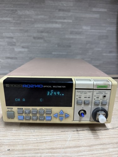 Ando aq2140 optical - optical, multimeter