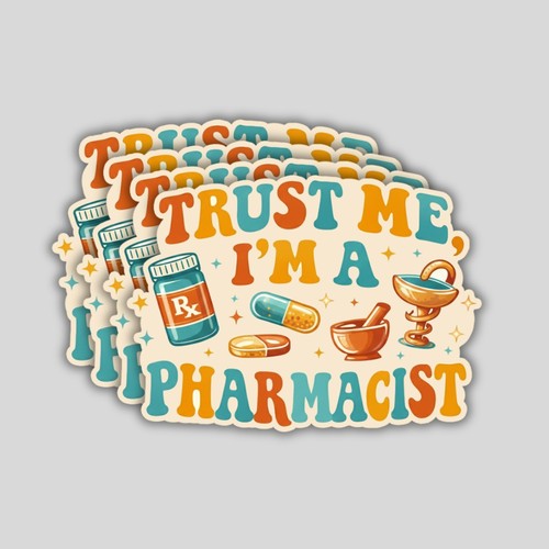 Adesivi farmacista trust - farmacista, me
