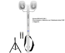 KARMA  BM 661USB2  Processioniere con 2 UHF radiomicrofoni