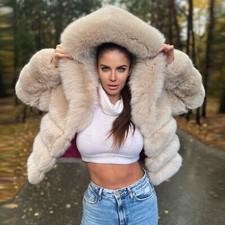 Cappotto donna pelliccia vera