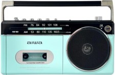 Aiwa boom box audio -G RCP3 blu pastello am/fm radio registratore cassette Giappone nuovo