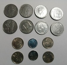 100 lire circolate Minerva,Turrita,Piccole e Commemorative dal 1955 al 1999