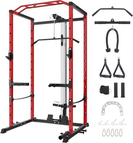 Power cage squat rack - power,