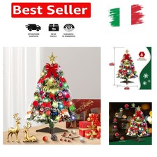 Mini Alberi di Natale, Albero di Natale artificiale 60 cm, Albero di Natale d...