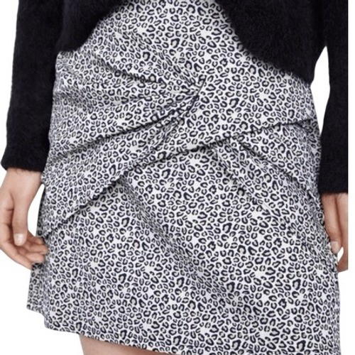 Minigonna drappeggiata zara - minigonna,