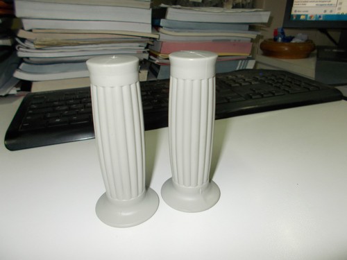 Coppia manopole grigie - grigie, per
