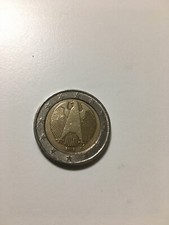 Moneta Unica 2 Euro Germania 2002 Serie D Errore Di Conio
